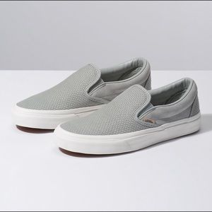 Vans Classic Slip-On Woven Check in Belgian Block/Snow White